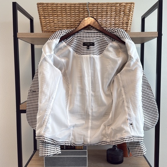 Talbots Jacquard Button Front Career Blazer w/Pockets, LP - Picture 5 of 6